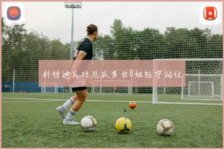科特迪瓦对厄瓜多尔E组防守站位